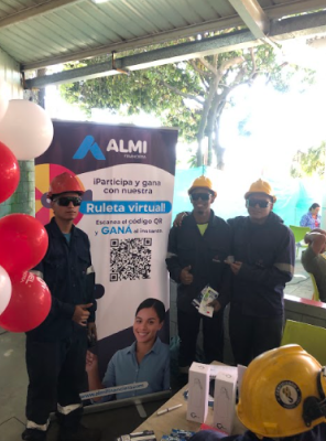dimel Trabajadores afiliándose al crédito de libranza de ALMI